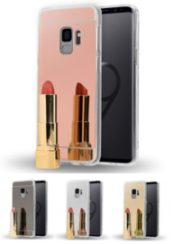 Galaxy S9 TPU Bling Spiegel Hoesje 4 Kleuren