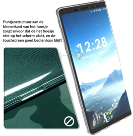 Galaxy Note 9 360° Full Cover Transparant TPU Hoesje