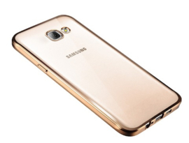 Galaxy A5 (2017) Soft TPU Hoesje Met Coating Goud / Zilver / Grijs