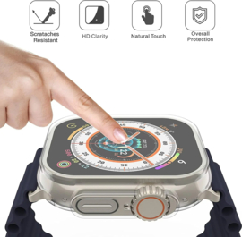 Apple Watch Ultra 49MM Transparant Soft TPU Hoesje Full Cover