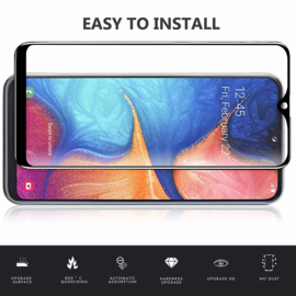 Galaxy A20E Full Cover Full Glue Tempered Glass Protector