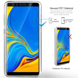 Galaxy A7 (2018) 360° Ultra Clear Hybrid PC + TPU Hoesje