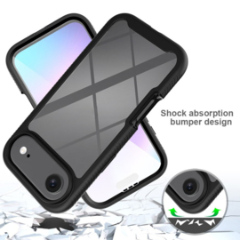 iPhone 17 Air 360° Full Protect Hoesje met Screenprotector Zwart