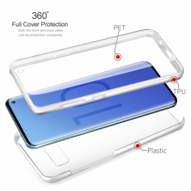 Galaxy S10 360° Ultra Clear Hybrid PC + TPU Hoesje