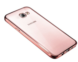 Galaxy A5 (2017) Soft TPU Hoesje Met Coating Goud / Zilver / Grijs