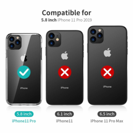 iPhone 11 Pro 360° Full Cover Transparant TPU Hoesje