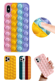 iPhone X / Xs Pop It Fidget Toy Hoesje Soft TPU