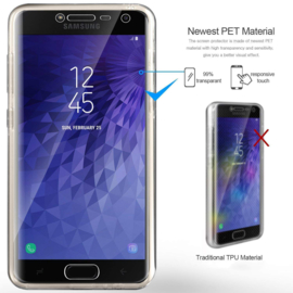 Galaxy J6 Plus (2018) 360° Ultra Clear Hybrid PC + TPU Hoesje