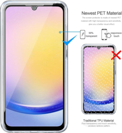 Galaxy A25 5G 360° Ultra Clear Hybrid PC + TPU Hoesje