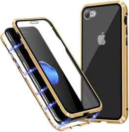 iPhone 7 / 8 / SE 2020-2022 360° Magnetisch Hoesje Dubbelzijdig Glas