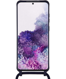 Galaxy Note 10 Plus Crossbody TPU Hoesje met Koord Zwart