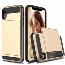 iPhone Xr Slide Armor Hoesje Met Pashouder