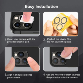 iPhone 16 Camera Lens Tempered Glass Protector