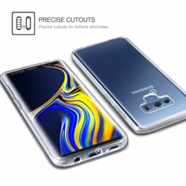 Galaxy Note 9 360° Ultra Clear Hybrid PC + TPU Hoesje