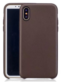 iPhone X / Xs Leren Back Cover Hoesje 5 Kleuren