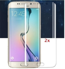 2 STUKS Galaxy S6 Edge Plus 3D Curved Full Body Folie Screen Protector