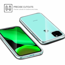 iPhone 11 360° Ultra Clear Hybrid PC + TPU Hoesje