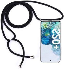 Galaxy S20 Plus Crossbody Transparant TPU Hoesje met Koord