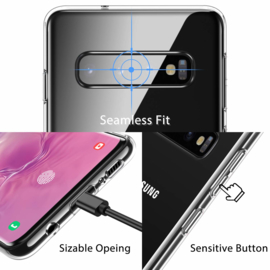 Galaxy S10 Premium Transparant Soft TPU Hoesje