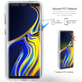 Galaxy Note 9 360° Ultra Clear Hybrid PC + TPU Hoesje