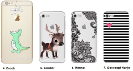 Iphone 6 Plus / 6S+ Soft TPU Hoesje Met Diverse Prints