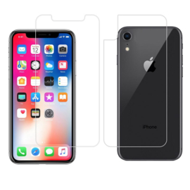 iPhone Xr Front + Back Tempered Glass Protector