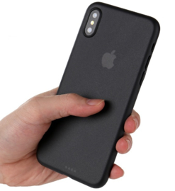 iPhone Xr Soft Plastic Matte Hoesje Zwart / Grijs / Wit / Rood