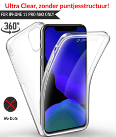 iPhone 11 Pro Max 360° Ultra Clear Hybrid PC + TPU Hoesje