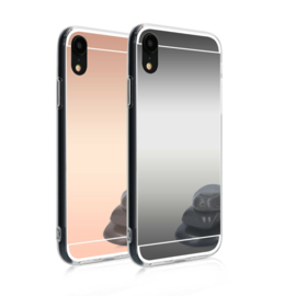 iPhone Xr TPU Bling Spiegel Hoesje 4 Kleuren