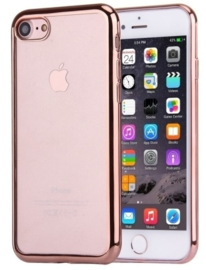 iPhone 7 / 8 / SE 2020-2022 Soft TPU Hoesje Met Coating Goud/Zilver/Grijs