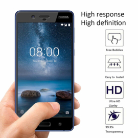 Nokia 8 Full Cover Full Glue Tempered Glass Protector