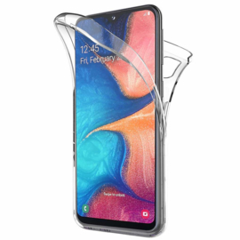 Galaxy A20E 360° Full Cover Transparant TPU Hoesje