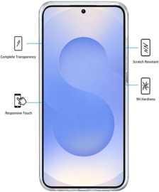 Galaxy S25 360° Ultra Clear Hybrid PC + TPU Hoesje