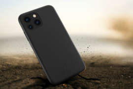 iPhone 14 Soft TPU Case Hoesje Matte Zwart