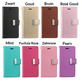 iPhone 7 Plus / 8 Plus Rich Diary Portemonnee Hoesje Roze