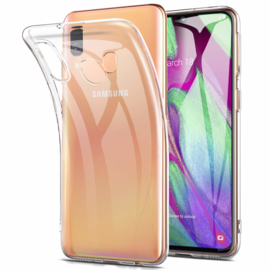 Galaxy A40 Premium Transparant Soft TPU Hoesje