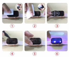 Apple Watch 41 / 45 MM UV Liquid Glue 3D Tempered Glass Protector