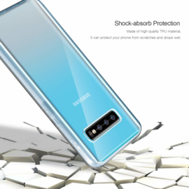 Galaxy S10 360° Ultra Clear Hybrid PC + TPU Hoesje