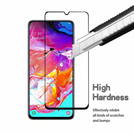 Galaxy A70 Full Cover Full Glue Tempered Glass Protector