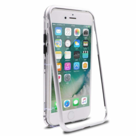 Iphone 6 Plus / 6S+ Magnetisch Voor + Achter Hoesje + Glass