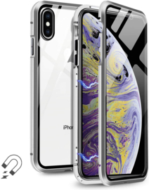 iPhone X / Xs 360° Magnetisch Hoesje Dubbelzijdig Glas
