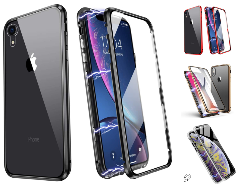 zegevierend Roest alliantie iPhone Xr 360° Magnetisch Hoesje Dubbelzijdig Glas | iPhone Xr |  Goedhoesje.nl