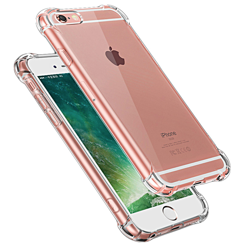 Locomotief Trots hobby iPhone 6 / 6S Transparant Soft TPU Air Cushion Hoesje | iPhone 6 / 6S |  Goedhoesje.nl