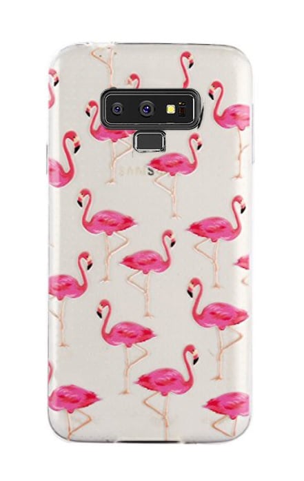 zeker hoekpunt tand Galaxy Note 9 Soft TPU Hoesje Flamingo Print | Galaxy Note 9 | Goedhoesje.nl