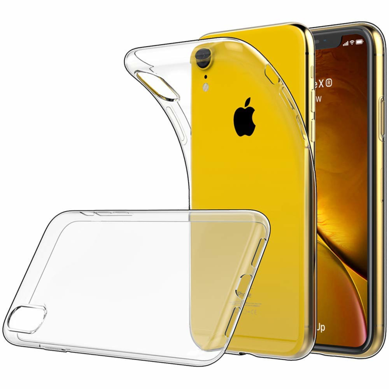 Italiaans reservering sleuf iPhone Xr Soft TPU Hoesje Transparant | iPhone Xr | Goedhoesje.nl