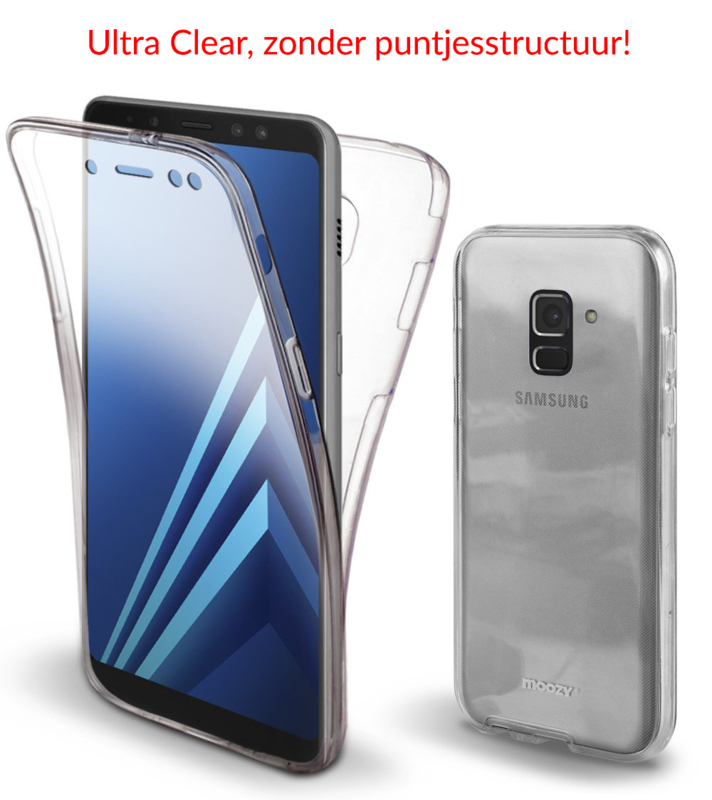 Leger dood bevroren Galaxy A8 (2018) 360° Ultra Clear Hybrid PC + TPU Hoesje | Galaxy A8 (2018)  | Goedhoesje.nl