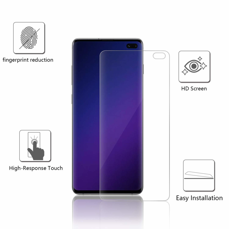 deuropening gemeenschap haak Galaxy S10 Plus Premium 3D Curved Full Cover Folie Screen Protector |  Galaxy S10 Plus | Goedhoesje.nl