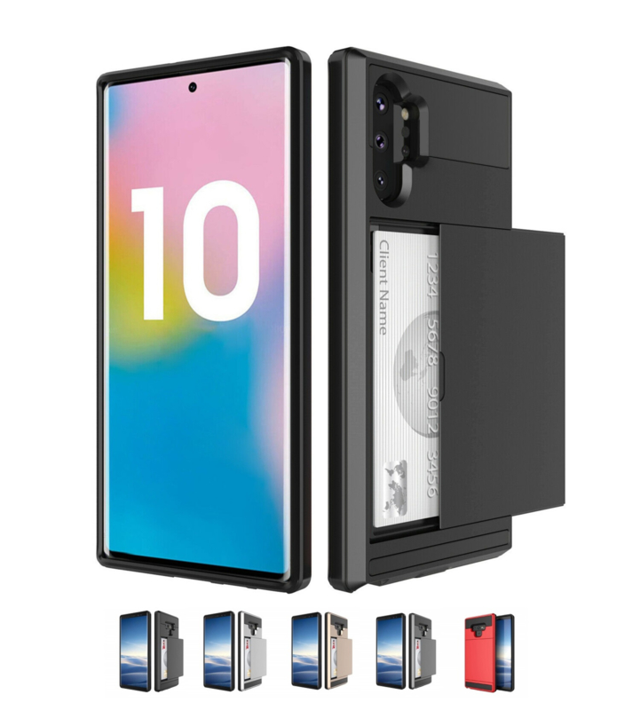 aanvaarden Kwaadaardige tumor grind Galaxy Note 10 Plus Slide Armor Hoesje Met Pashouder | Galaxy Note 10 Plus  | Goedhoesje.nl