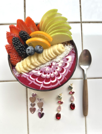 BULU - Hearts Lila  Earrings