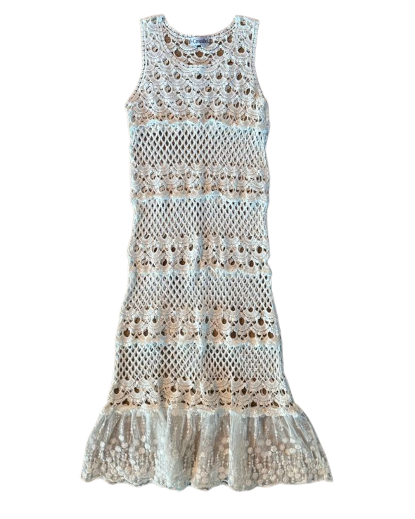 CASABEL Sammy Dress Ecru